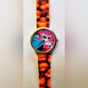 Cartoon Network Powerpuff Girls Watch rubber strap Used